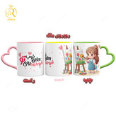 تصویر ماگ مدل هدیه به دختر فروردینی کد 9052