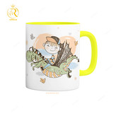 تصویر ماگ مدل پسر تیر ماهی کد 9070