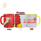 تصویر ماگ پرسپولیس با تنوع رنگ دسته کد 9094
