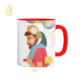 تصویر ماگ مدل پدر و دختر کد 9110