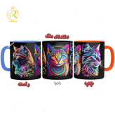 تصویر ماگ طرح گربه کد 9132