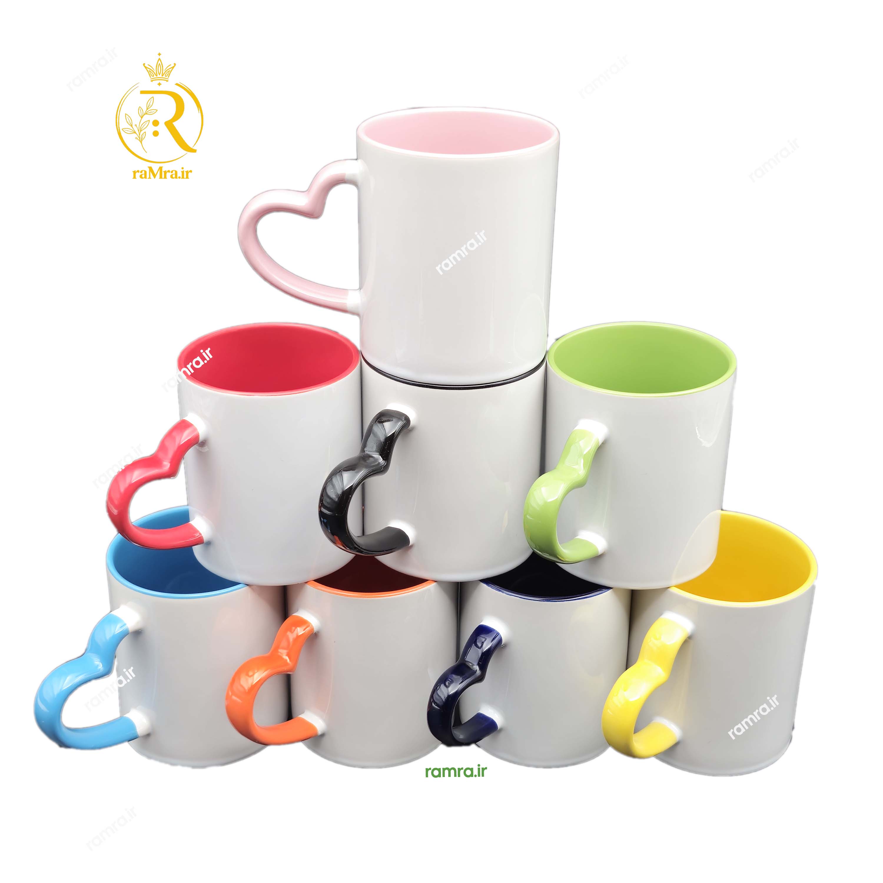 تصویر ماگ تبریک ولنتاین با طرح گربه  کد 9159