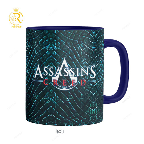 تصویر ماگ اساسین کرید Assassins Creed دسته رنگی کد 9188