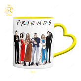 تصویر ماگ سریال فرندز Friends دسته رنگی کد 9190