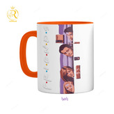تصویر ماگ فرندز Friends دسته رنگی کد 9193