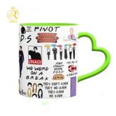 تصویرماگ سریال فرندز Friends دسته قلبی کد 9195