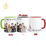 تصویر ماگ سریال فرندز Friends دسته رنگی کد 9198