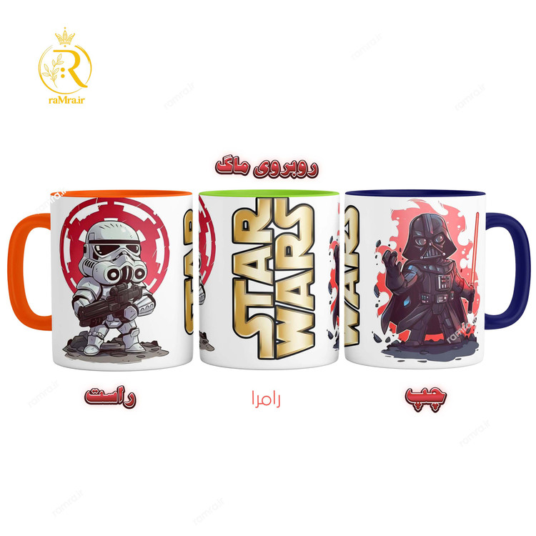 تصویر ماگ استار وارز DISNEY STAR WARS رنگی کد 9211