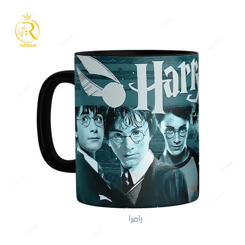 تصویر ماگ هری پاتر دسته رنگی کد 9215