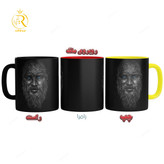 تصویر ماگ راگنار از سریال وایکینگ ها دسته رنگی کد 9217