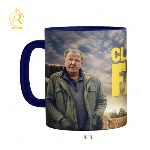 تصویر ماگ مزرعه کلارکسون Clarkson Farm دسته رنگی کد 9220