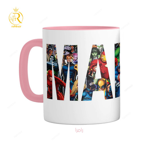 تصویرماگ مارول MARVEL دسته رنگی کد 9221