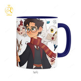 تصویر ماگ هری پاتر Harry Potter دسته رنگی کد 9225