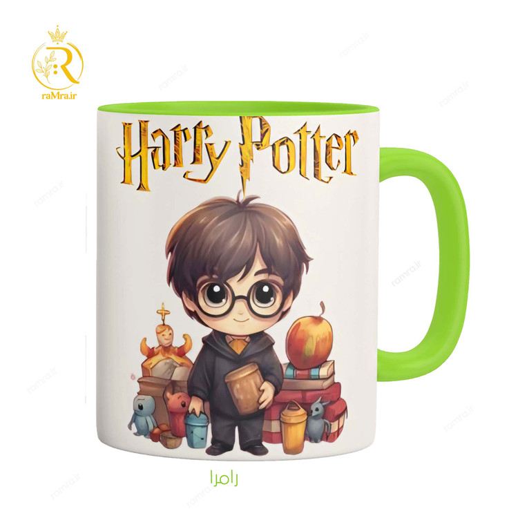 تصویر ماگ هری پاتر Harry Potter دسته رنگی کد 9228