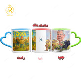 تصویرماگ مزرعه کلارکسون Clarkson Farm دسته قلبی کد 9229