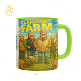 تصویر ماگ مزرعه کلارکسون Clarkson Farm دسته رنگی کد 9230