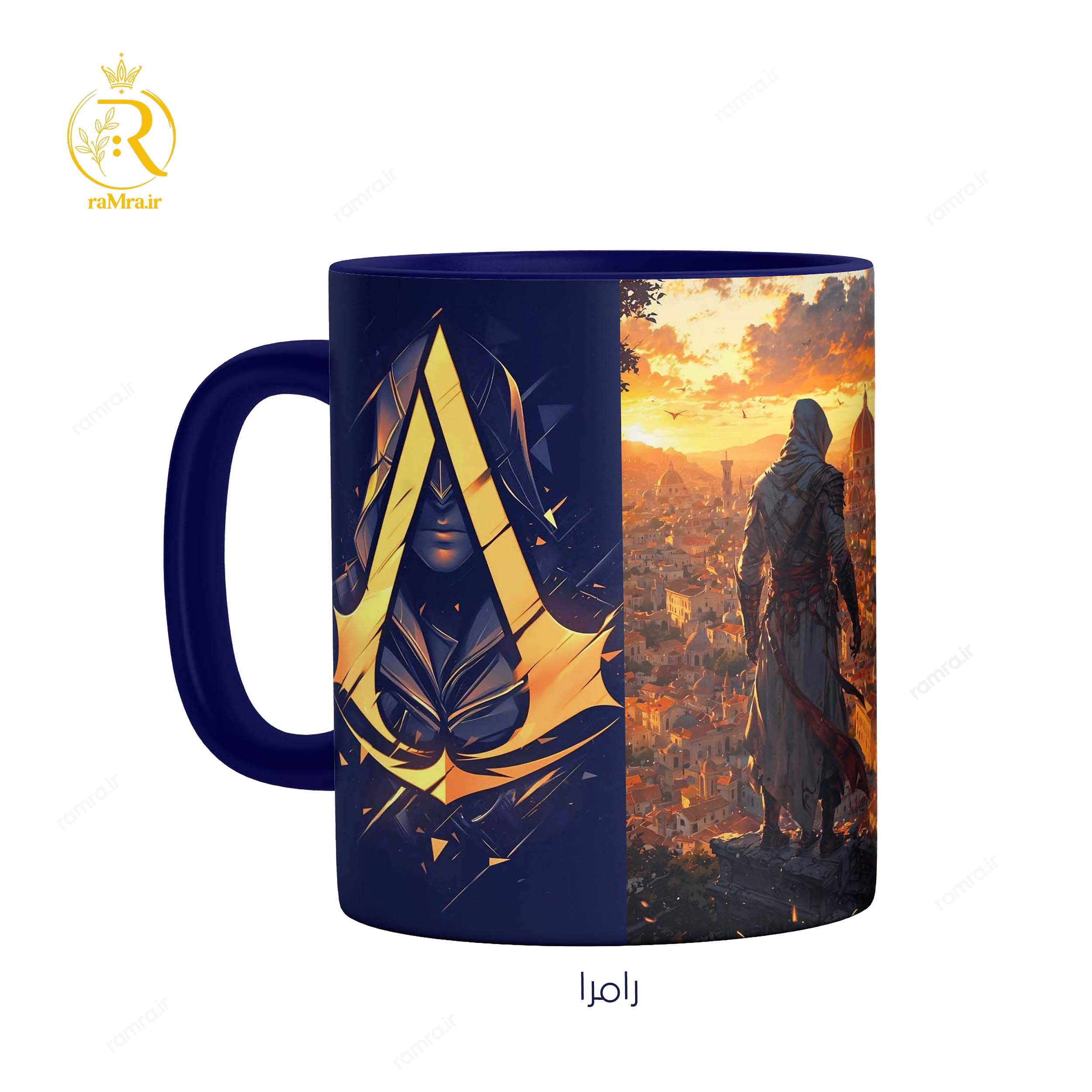 تصویر ماگ اساسین کرید Assassins Creed دسته رنگی کد 9242