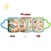 تصویر ماگ عاشقانه گربه ها با متن تو میوی منی کد 9269