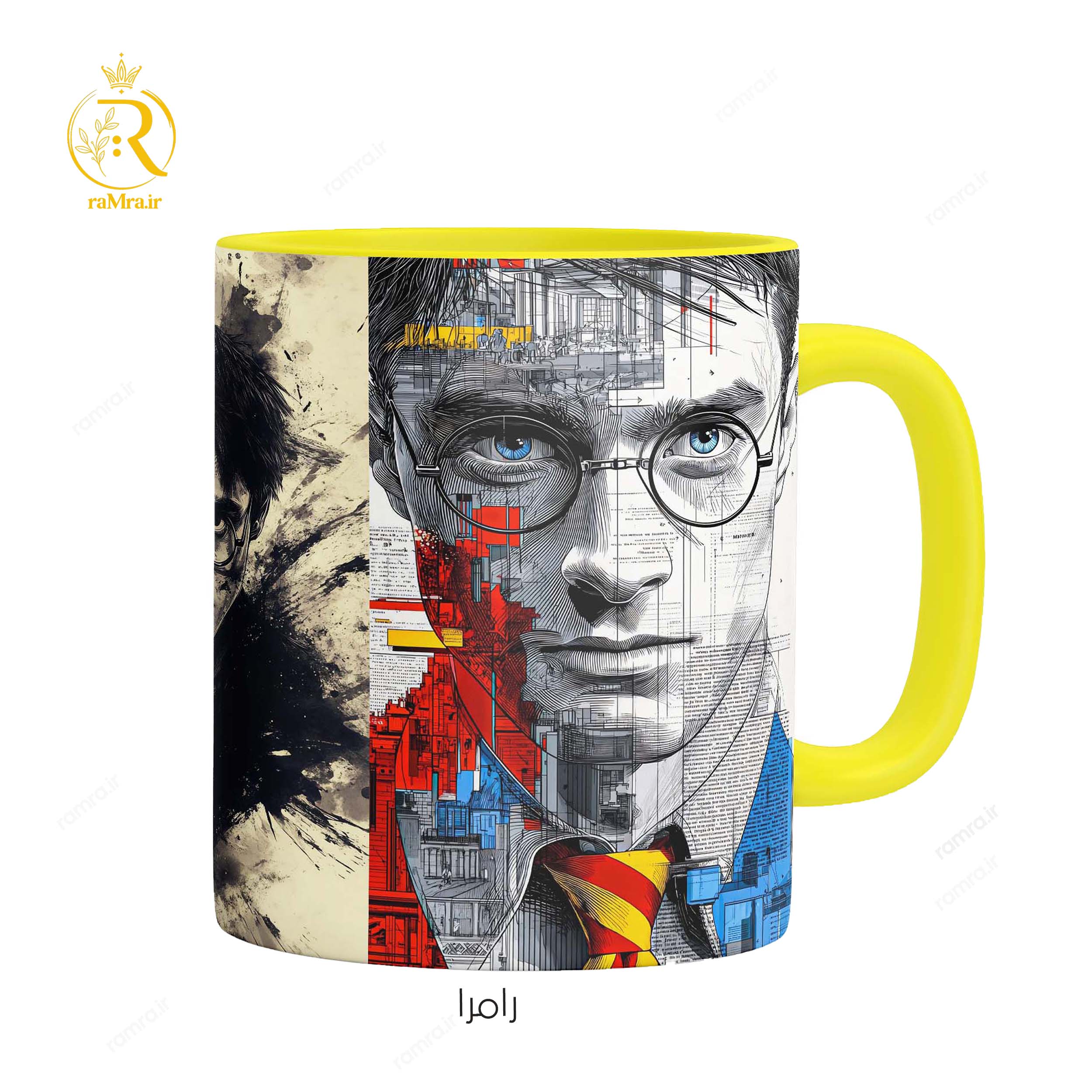 تصویر ماگ هری پاتر Harry Potter دسته رنگی کد 9277
