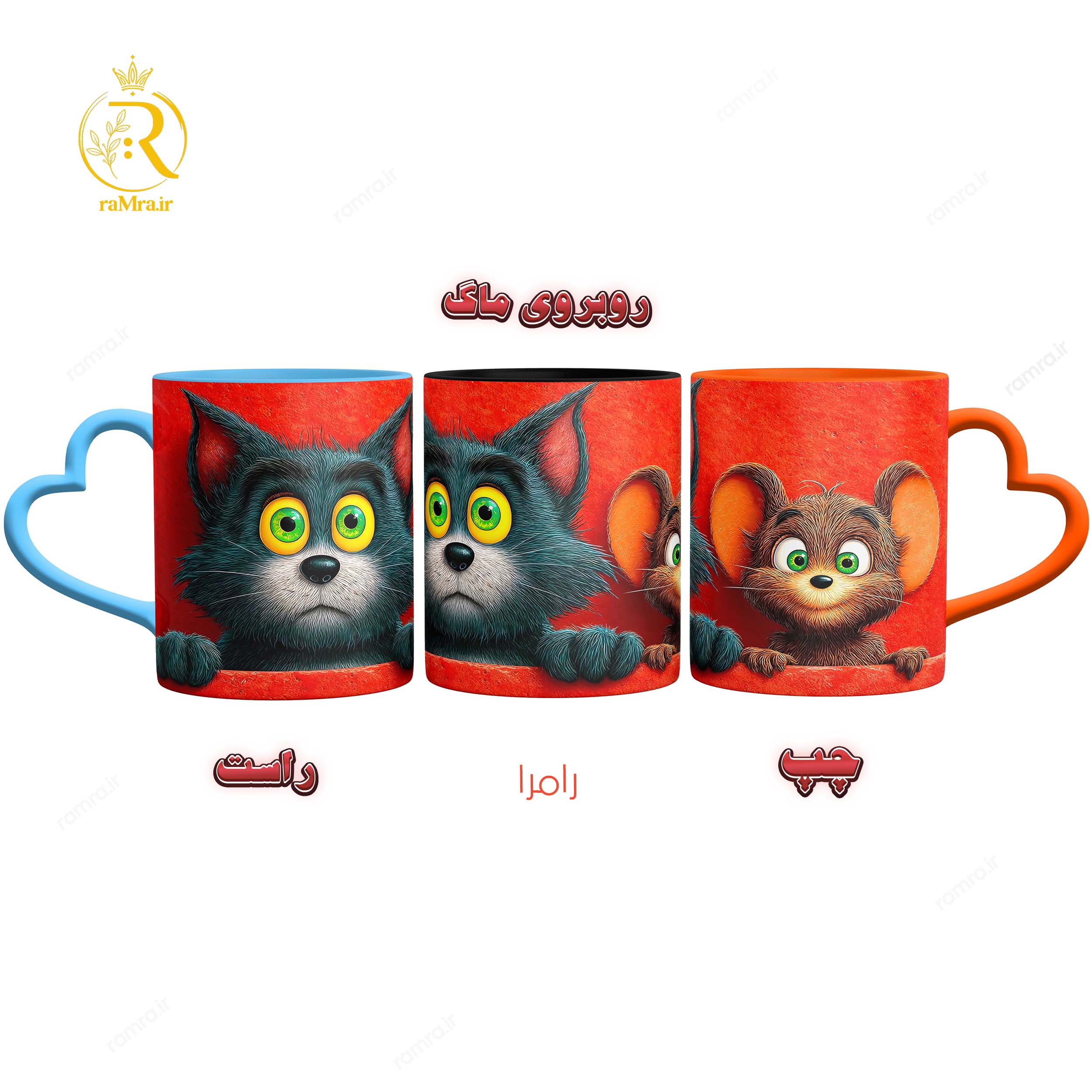 تصویر ماگ تام و جری Tom and Jerry کد 9283