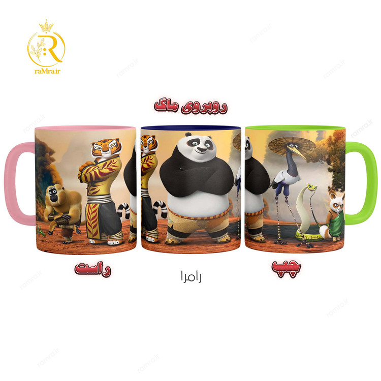 تصویر ماگ پاندای کونگفوکار Kung fu Panda کد 9292
