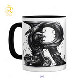 تصویر ماگ طرح حرف R کد 9323