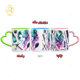 تصویر ماگ خانم آرایشگر