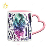 تصویر ماگ خانم آرایشگر