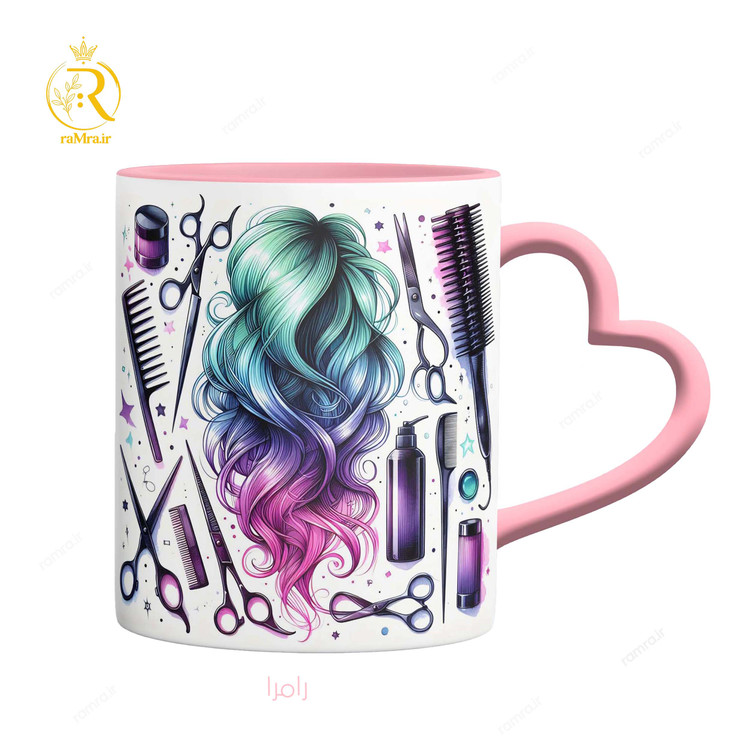 تصویر ماگ خانم آرایشگر