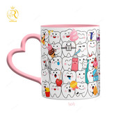 تصویر ماگ طرح دندان ها کد 9325