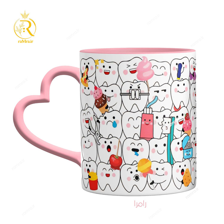 تصویر ماگ طرح دندان ها کد 9325