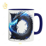 تصویر ماگ طرح حرف D کد 9329