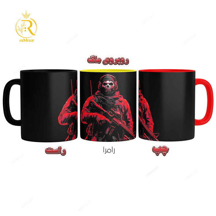 تصویر ماگ کالاف دیوتی Call of Duty کد 9333