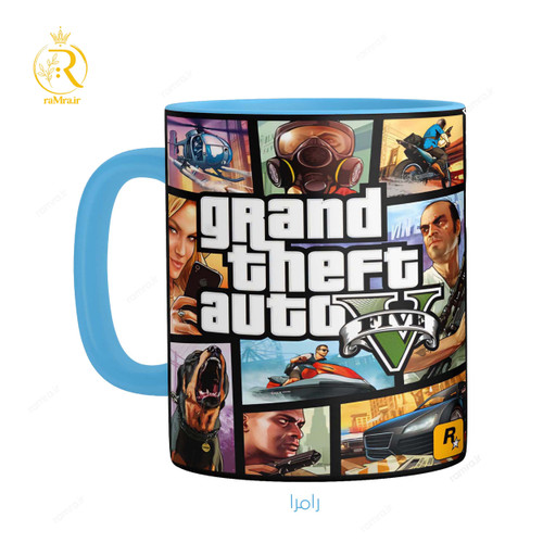 تصویر ماگ بازی جی تی ای GTA کد 9337