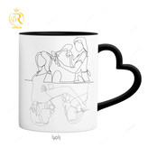 تصویر ماگ آرایشگر خانم کد 9354