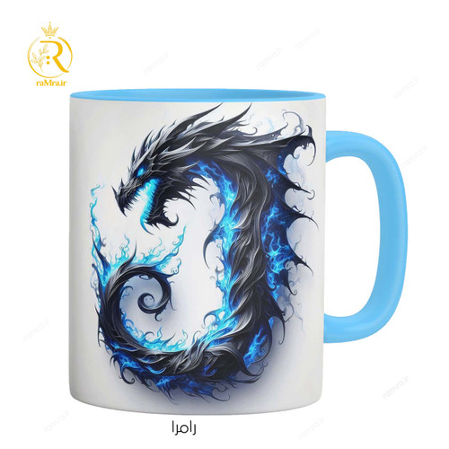 تصویر ماگ طرح حرف J کد 9356